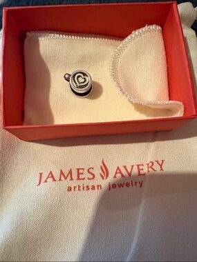 James Avery Silver Latte Love Charm